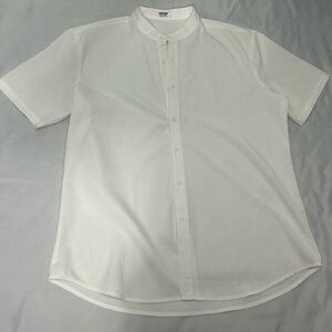 Classic White Button Down Shirt for Men